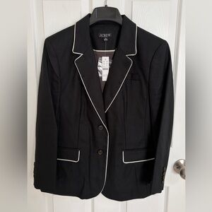 J.crew Women classic two-button blazer in stretch linen blend